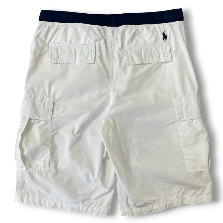 [BUNJANG] Polo Ralph Lauren Boys L White Cargo Banding Shorts / 폴로랄프로렌 화이트 카고 밴딩 숏팬츠 보이즈L