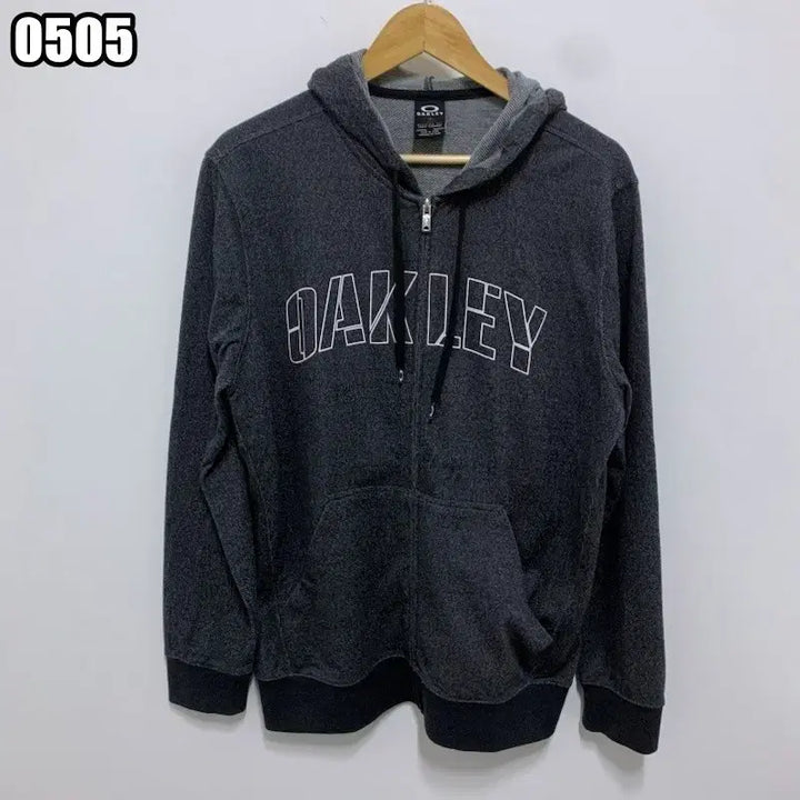 [BUNJANG] Oakley Big Logo Embroidered Hoodie Zip-Up / M 오클리 빅로고 자수 후드집업