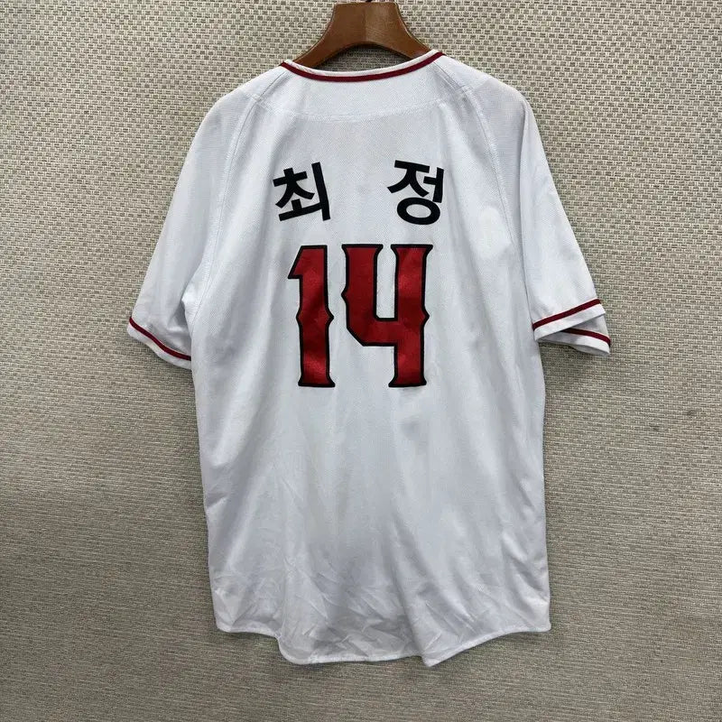 [BUNJANG] SSG Landers Choi Jeong Baseball Jersey Short Sleeve T-Shirt Size 105 / SSG 랜더스 최정 야구 유니폼 반팔티 105 D01609