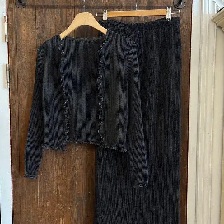 [BUNJANG] Speccio Charcoal Two-Piece Set / 스피치오 정품 차콜 투피스