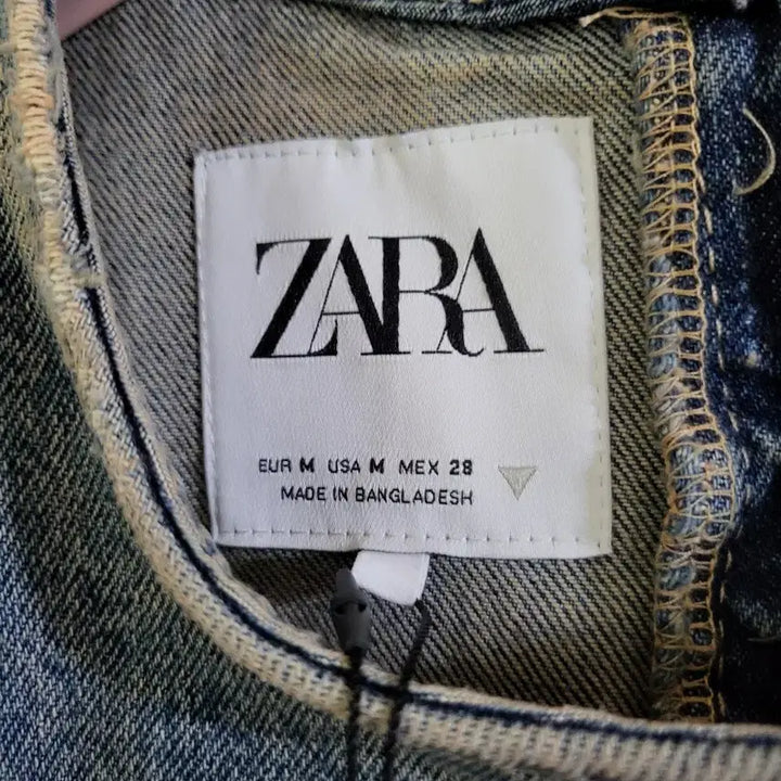 [BUNJANG] Zara Denim Mini Dress New / 자라 데님 미니 원피스 새상품