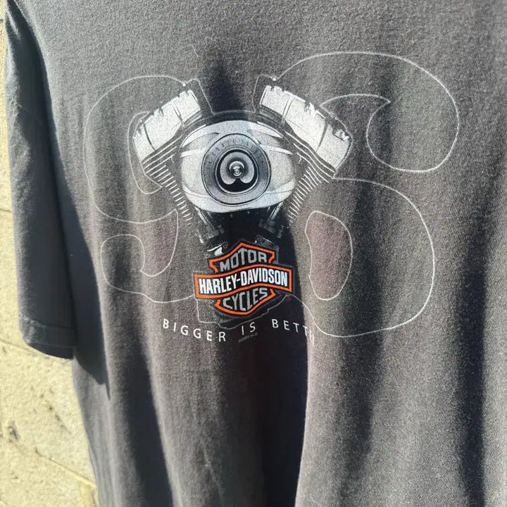 [BUNJANG] 2007 Harley-Davidson Military Printing Short Sleeve T-Shirt XL / 00s 할리데이비슨 빈티지 2007 밀리터리 프린팅 반팔 티셔츠 xl