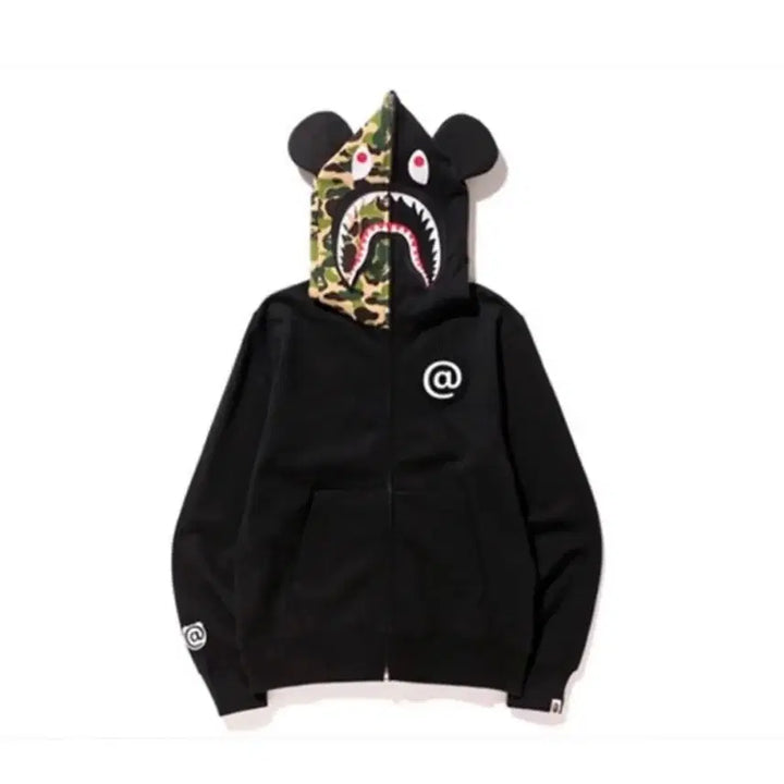 [BUNJANG] BAPE Medicom Toy Bearbrick Collaboration Hoodie XXL / 베이프 메디콤토이 베어브릭 후드집업 XXL