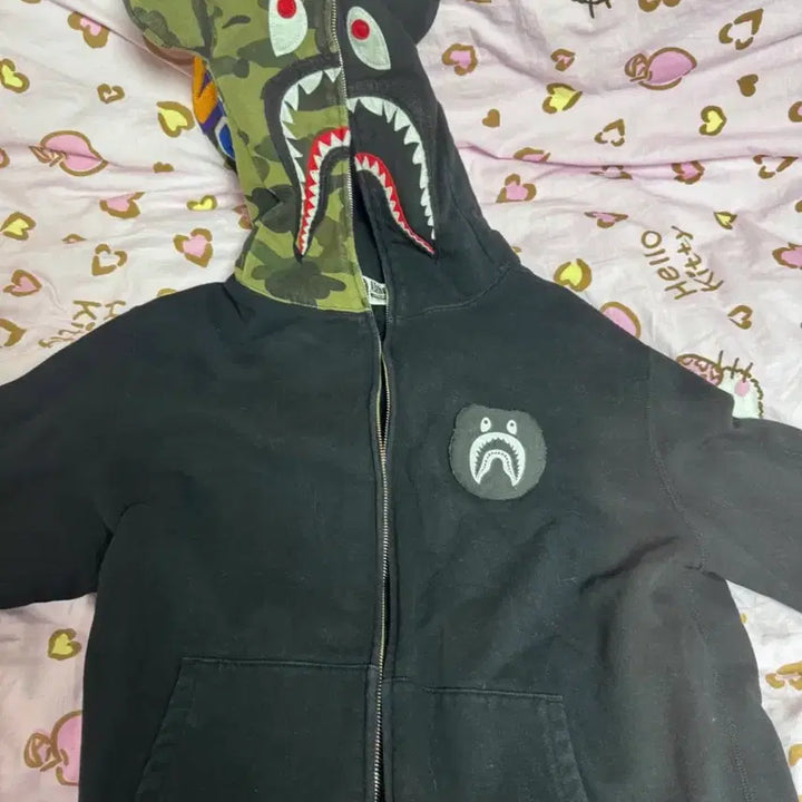 [BUNJANG] BAPE Medicom Toy Bearbrick Collaboration Hoodie XXL / 베이프 메디콤토이 베어브릭 후드집업 XXL