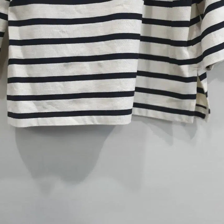 [BUNJANG] Atelier Lucy Showset Lucky Chouette Striped Short Sleeve T-Shirt / 아뜰리에 루시 쇼셋 [럭키슈에뜨]스트라이프 반팔 티셔츠