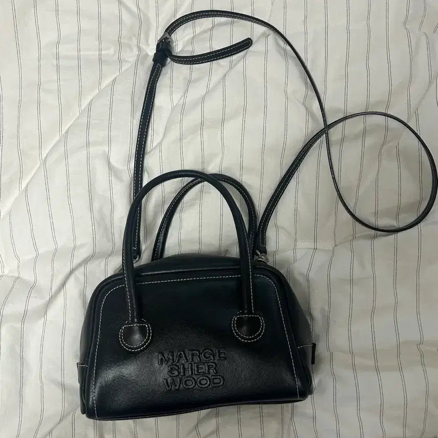[BUNJANG] Magishwood Soft Tote Mini Black Bag / 마지셔우드 소프트 토트 미니 블랙