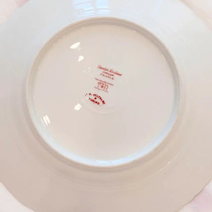 [BUNJANG] Haviland Limoges Rose Plate Vintage / 하빌랜드 리모지 접시 장미 앤틱 빈티지