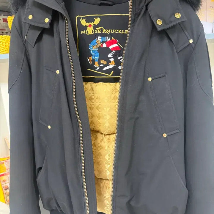 [BUNJANG] Mooosnackle Black Padded Jumper / 무스너클 블랙 패딩 점퍼