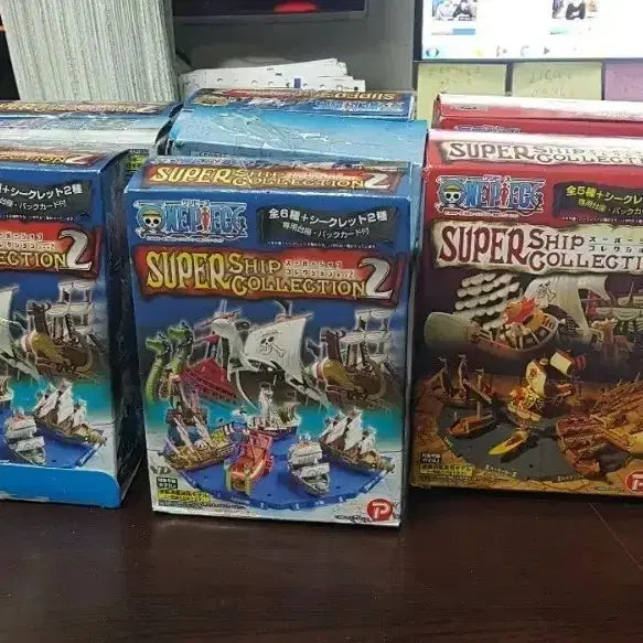 [BUNJANG] One Piece Super Ship Collection Set (12 Types) / 원피스 슈퍼쉽 컬렉션. 12종세트