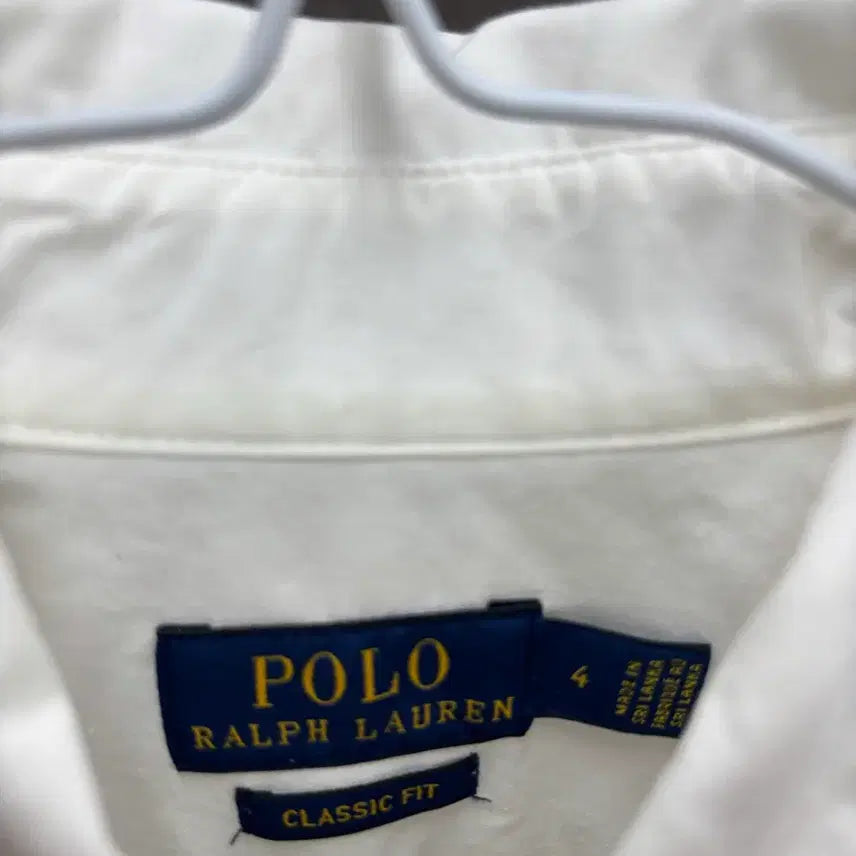 [BUNJANG] Polo Ralph Lauren White Long Sleeve Shirt Women&