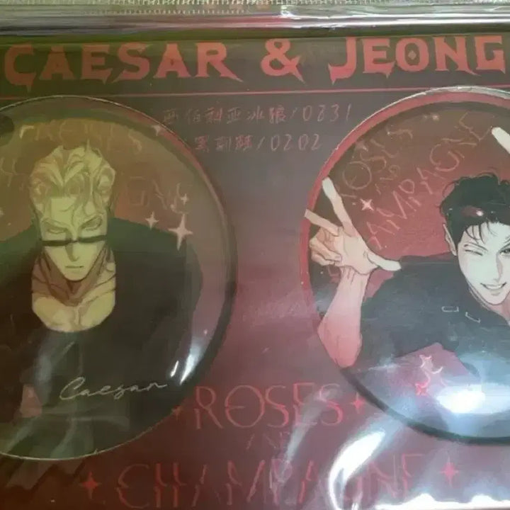 [BUNJANG] Jangmiwa Champagne (Jangsham) Chinese Collaboration Badge / 장미와샴페인 장샴 뱃지 판매합니다 중국 콜라보 뱃지