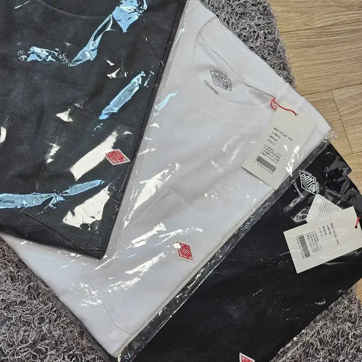 [BUNJANG] DANTON Pocket T-Shirt (White/Gray/Black) / DANTON 단톤 포켓 티셔츠 화이트/그레이/블랙