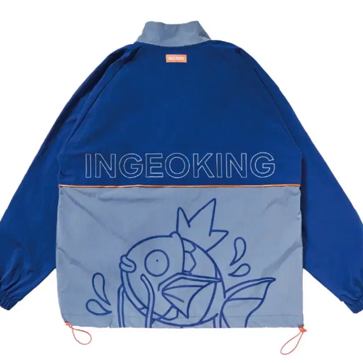 [BUNJANG] Pokemon Store SPLASH! Magikarp Windbreaker (Sealed) / [미개봉/무배] 포켓몬 스토어 SPLASH! 잉어킹 바람막이 판매해요