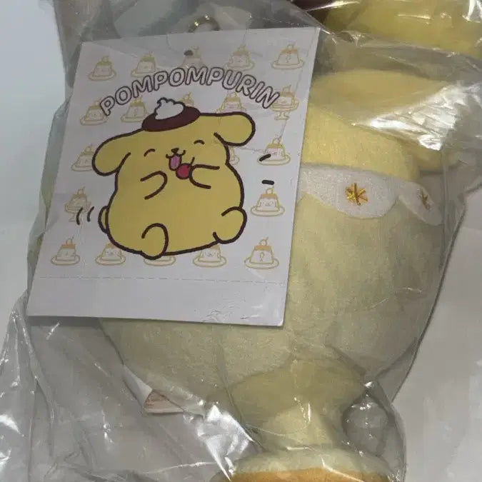 [BUNJANG] Sanrio Pompompurin 30th Anniversary Pudding Mascot Plush / 산리오 폼폼푸린 30주년 푸딩 마스코트 인형