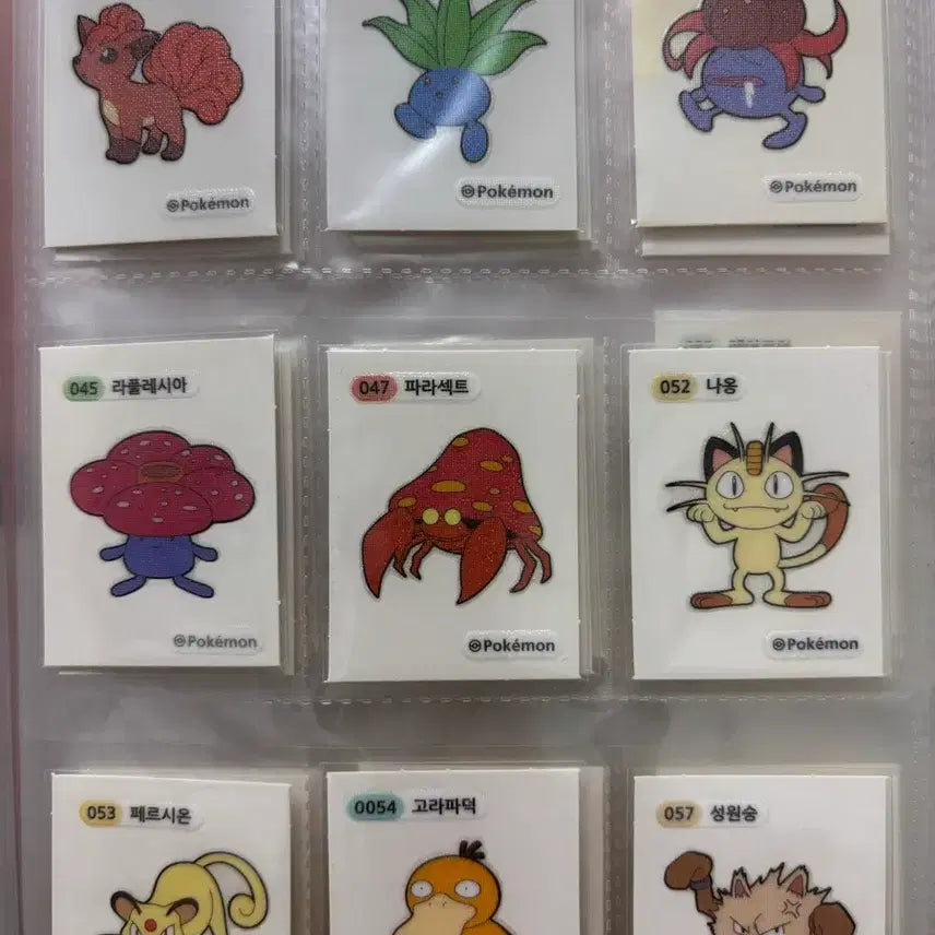 [BUNJANG] Pokemon Stickers 1st Generation Bundle Set / 포켓몬띠부씰 1세대