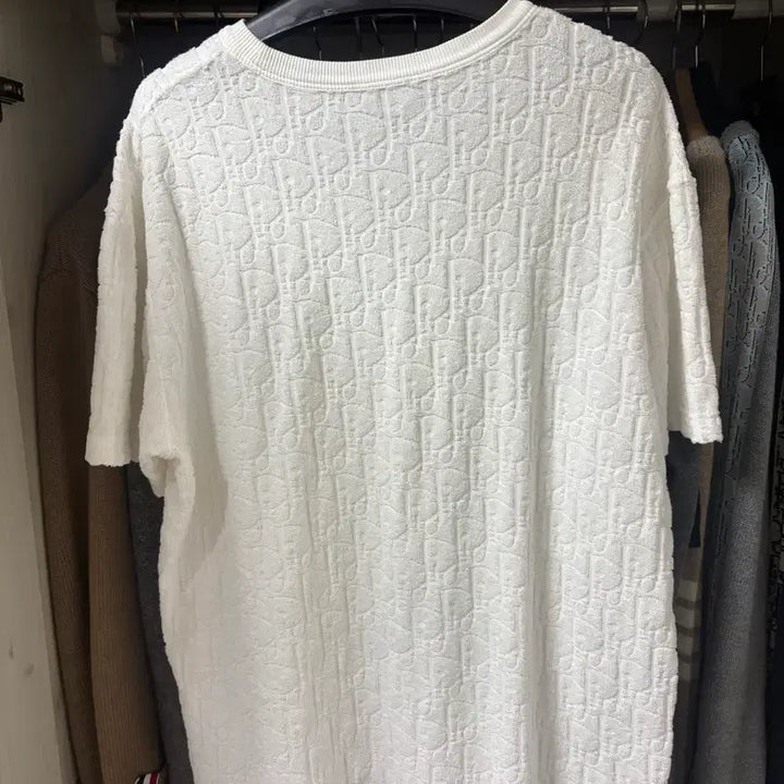 [BUNJANG] Dior Terry Short Sleeve T-Shirt White / 정품 디올 테리  반팔 화이트