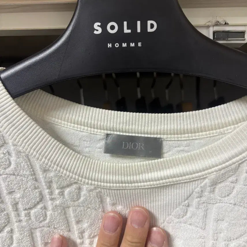 [BUNJANG] Dior Terry Short Sleeve T-Shirt White / 정품 디올 테리  반팔 화이트