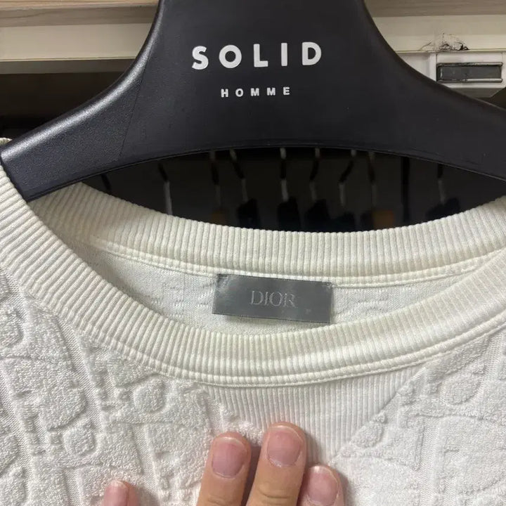 [BUNJANG] Dior Terry Short Sleeve T-Shirt White / 정품 디올 테리  반팔 화이트