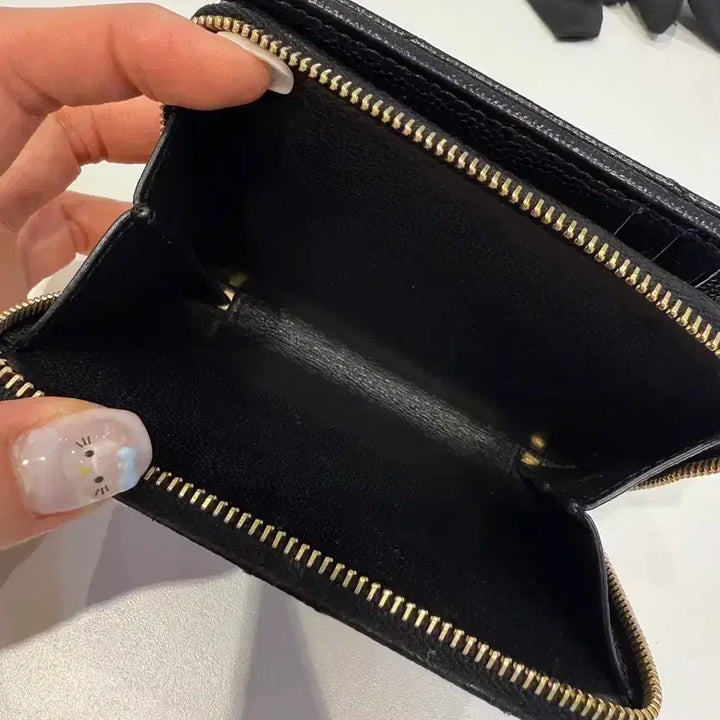 [BUNJANG] Saint Laurent Matelasse Monogram Compact Zip Around Wallet / 생로랑 마틀라세 모노그램 지퍼 컴팩트 반지갑