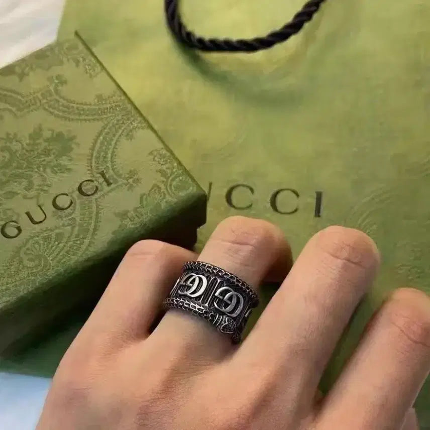 [BUNJANG] Gucci GG Marmont Ring Silver / 구찌 GG 마몬트 반지
