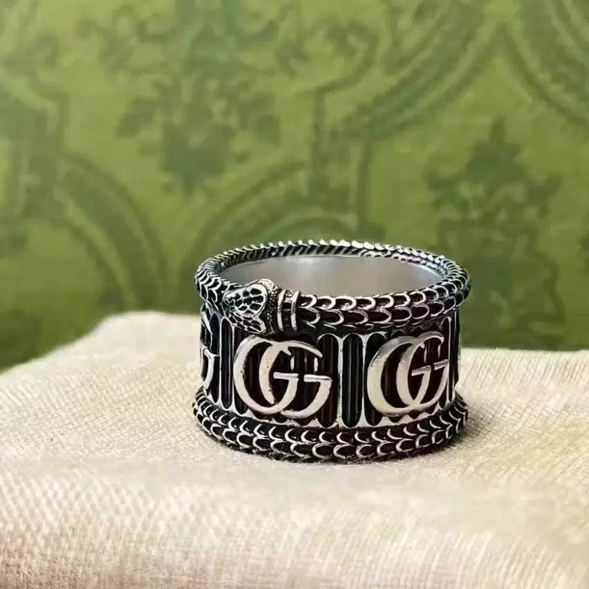[BUNJANG] Gucci GG Marmont Ring Silver / 구찌 GG 마몬트 반지