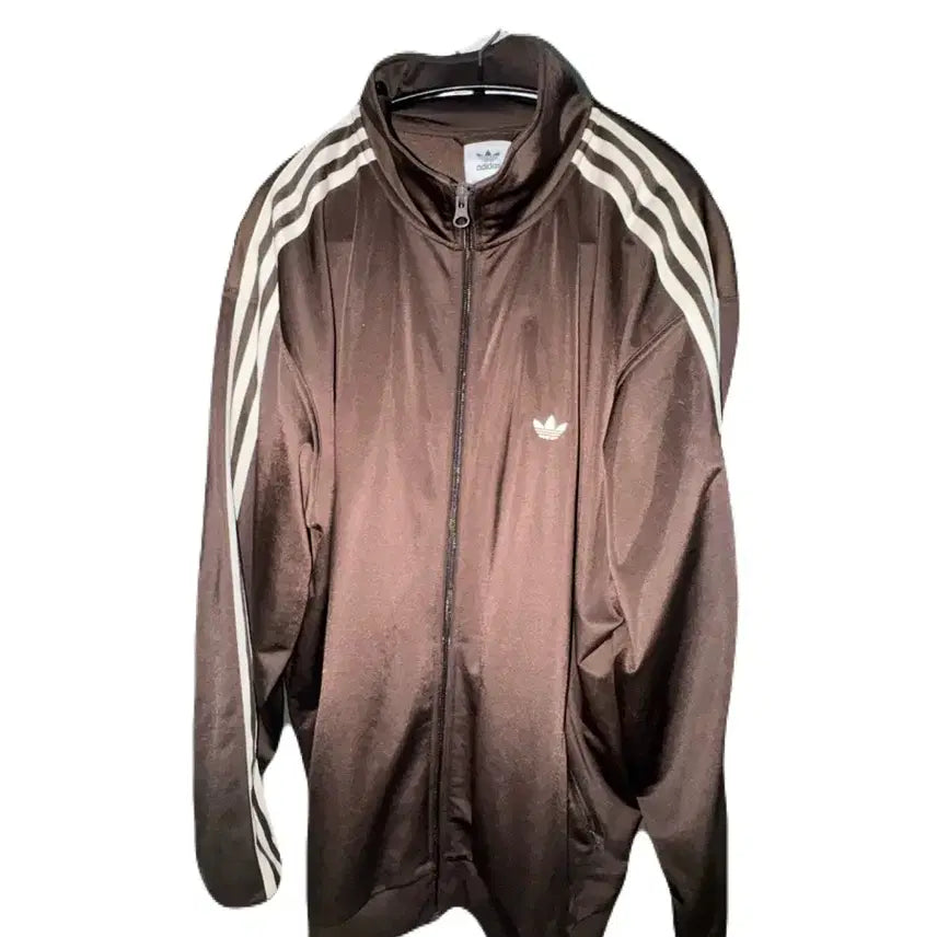 [BUNJANG] Adidas Firebird BB Track Top Dark Brown Jersey L / 아디다스 파이어버드 BB 트랙탑 다크브라운 져지 L/ JD5267