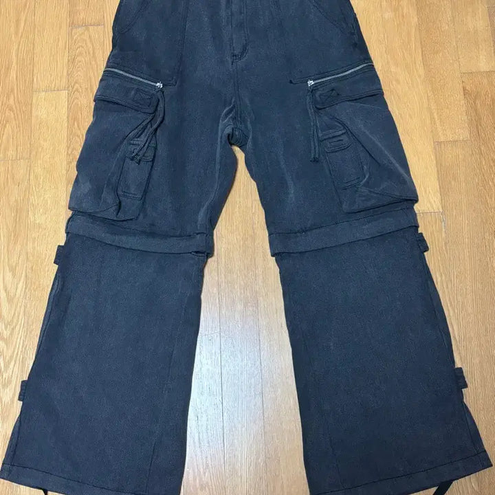 [BUNJANG] SKISM Inducing Big Cargo Pants Charcoal L / 스키즘 인듀싱 Big Cargo Pants charcoal L