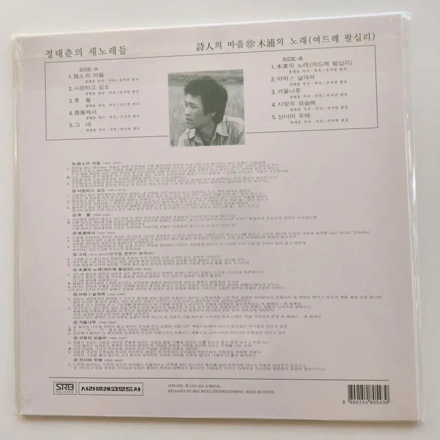 [BUNJANG] Jeong Tae Chun New Songs LP (Sealed) / 정태춘의 새노래들 LP / 미개봉