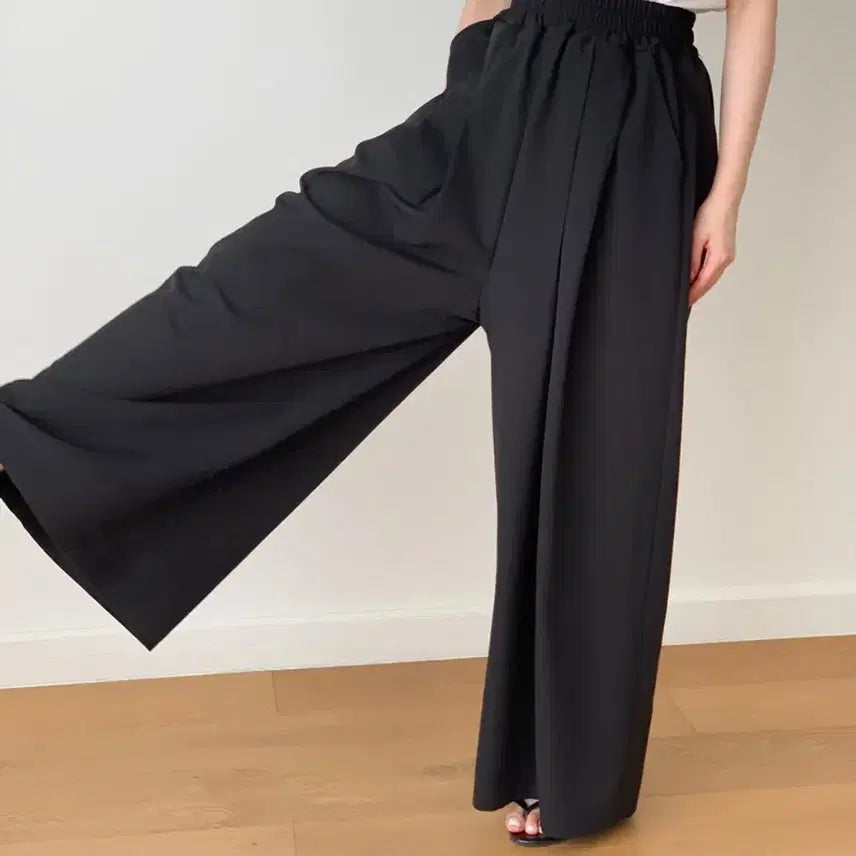[BUNJANG] Bissini Ice Cooling Slacks (Black) / 바이씨니 얼음땡슬랙스(블랙)