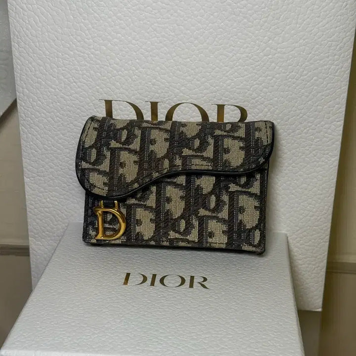 [BUNJANG] Dior Oblique Saddle Card Holder / [정품] 디올 오블리크 새들 카드지갑