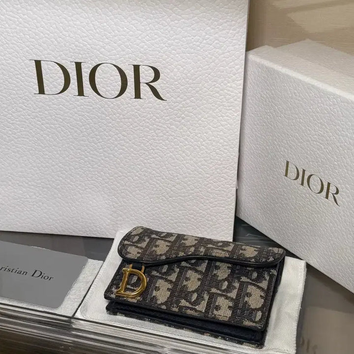 [BUNJANG] Dior Oblique Saddle Card Holder / [정품] 디올 오블리크 새들 카드지갑