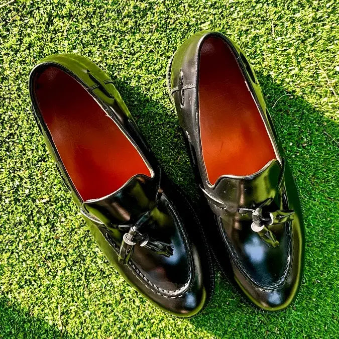 [BUNJANG] Romantic Move Black Tassel Loafers (260mm) / 새상품 블랙 태슬 로퍼 260mm(Romantic Move)