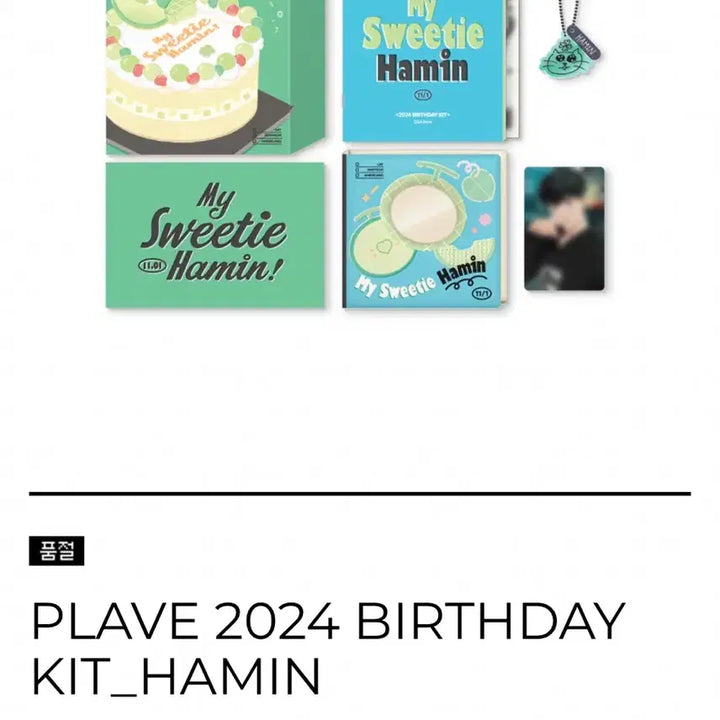 [BUNJANG] PLAVE Hamin 2024 Birthday Kit Unsealed / PLAVE 2024 하민 생일 키트 개봉 상품 양도