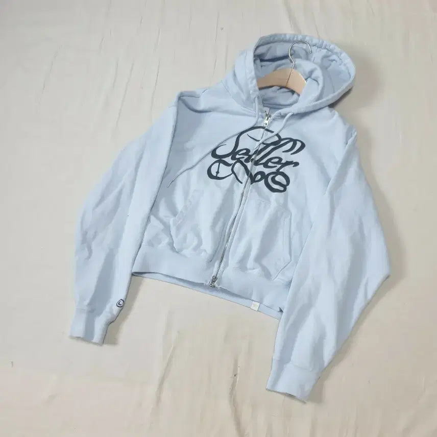 [BUNJANG] Kavishi Crop Hooded Zip-Up / 카비시 크롭 후드 집업