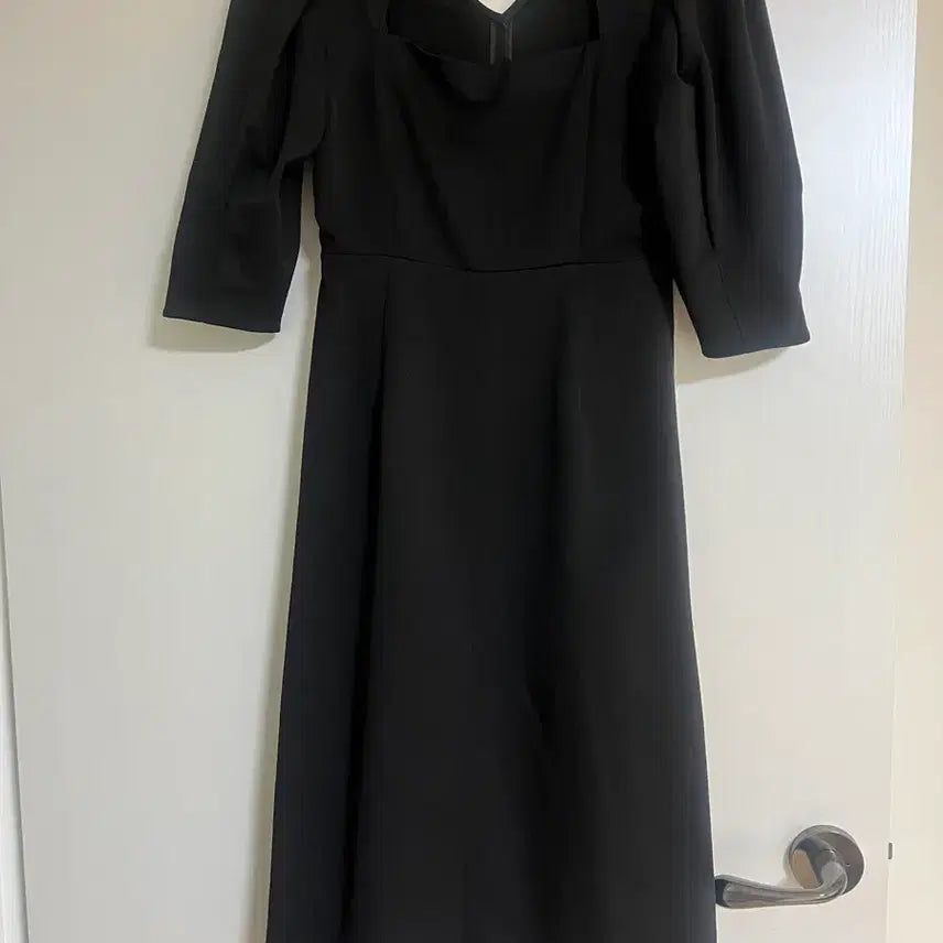 [BUNJANG] Widlin Black Long Dress / 위들린 원피스 블랙 원피스