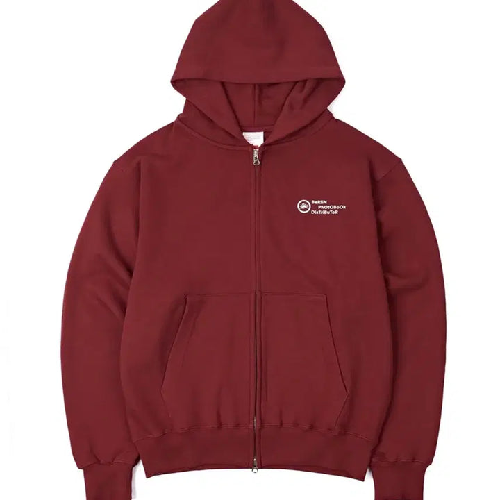 [BUNJANG] Berlin Distribution Hooded Zip-up Red Burgundy / [M] 베를린포토북디스트리뷰션 후드집업 레드 버건디