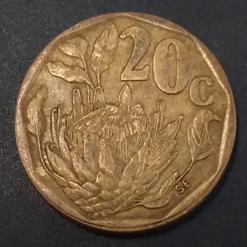 [BUNJANG] 1995 South Africa 20 Cent Coin / 1995년 남아프리카 공화국 20센트 동전 w977
