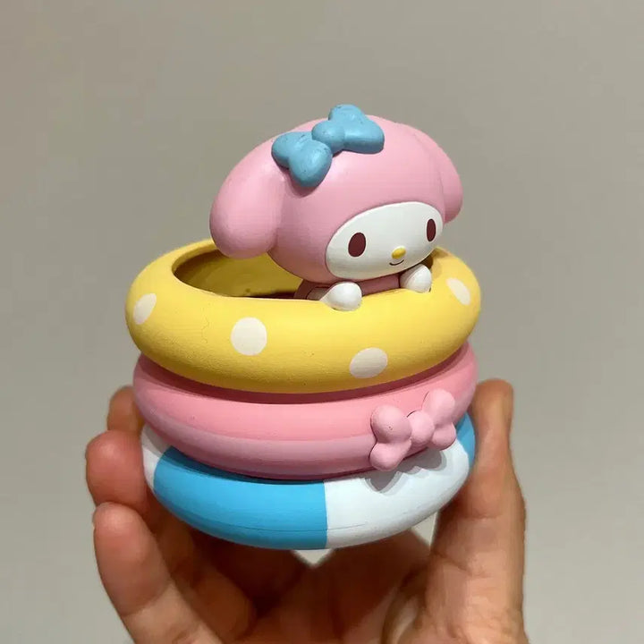 [BUNJANG] Sanrio My Melody Tube-Shaped Accessory Case Figure / 산리오 마이멜로디 튜브 모양 소품통 피규어