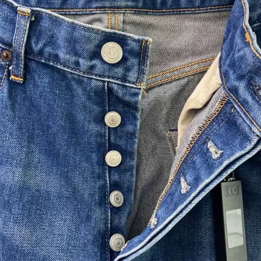 [BUNJANG] Sioata Suvin Cotton Straight Denim Pants / 시오타 수빈코튼 스트레이트 데님 팬츠