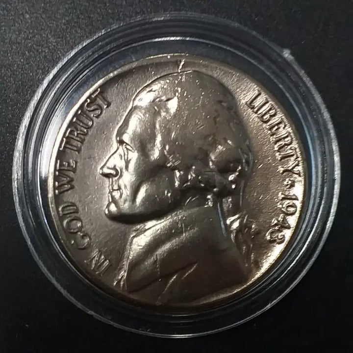 [BUNJANG] 1943 United States 5 Cent Silver Coin / [은화] 1943년 미국 5센트 은화 w998