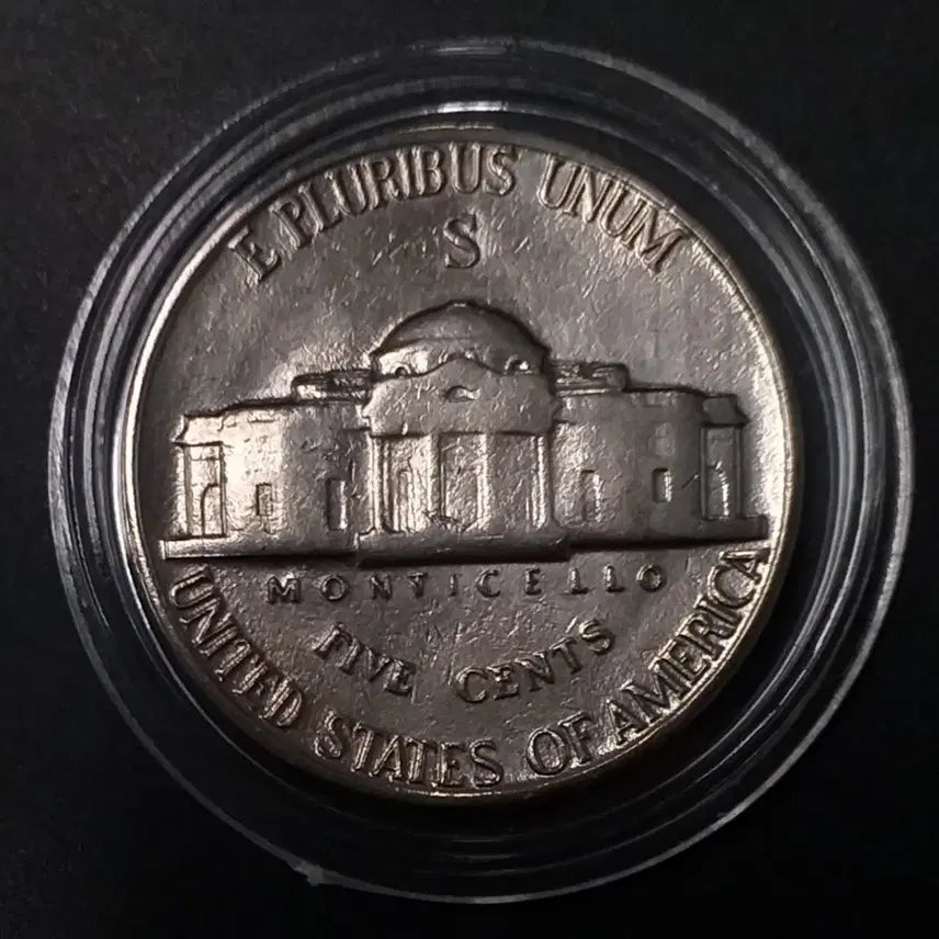 [BUNJANG] 1943 United States 5 Cent Silver Coin / [은화] 1943년 미국 5센트 은화 w998