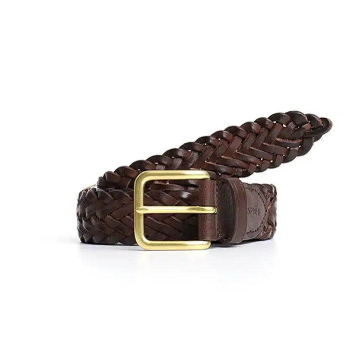 [BUNJANG] M Bastong Woven Belt Brown / M 바스통 위븐벨트 브라운