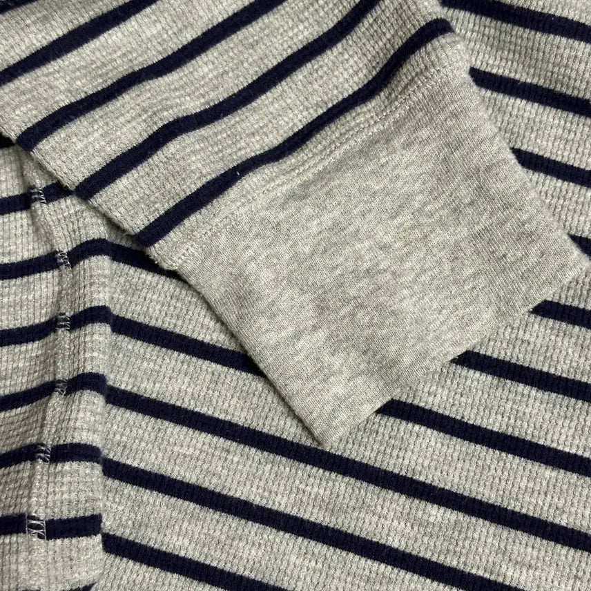 [BUNJANG] Vintage Polo Waffle Knit Stripe XL / 빈티지 폴로 와플 니트 스트라이프 XL
