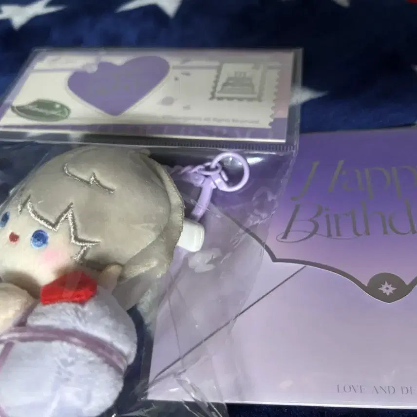 [BUNJANG] Love and Deepspace Shen Xinxun 2025 Birthday Doll + Birthday Card Set / 러브앤딥스페이스 2025 심성훈 생일인형 + 생일카드 세트