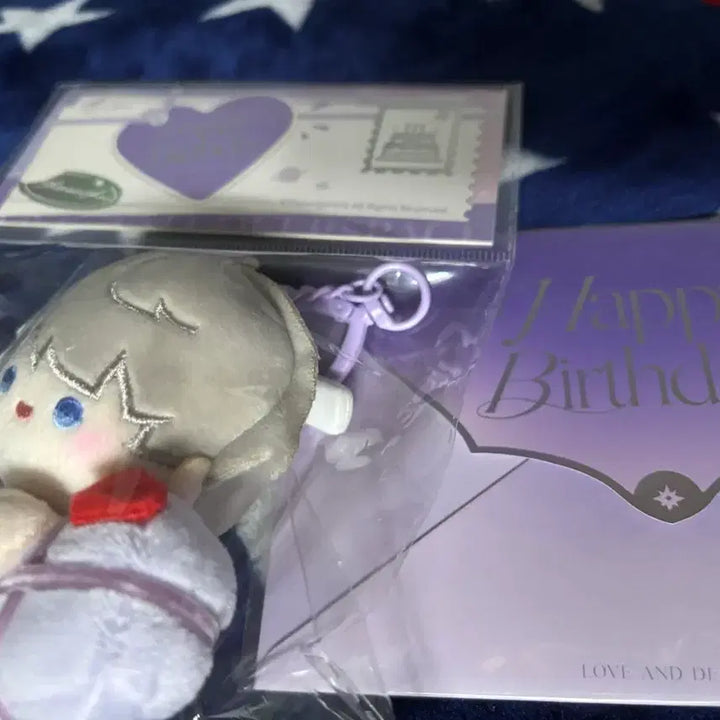 [BUNJANG] Love and Deepspace Shen Xinxun 2025 Birthday Doll + Birthday Card Set / 러브앤딥스페이스 2025 심성훈 생일인형 + 생일카드 세트