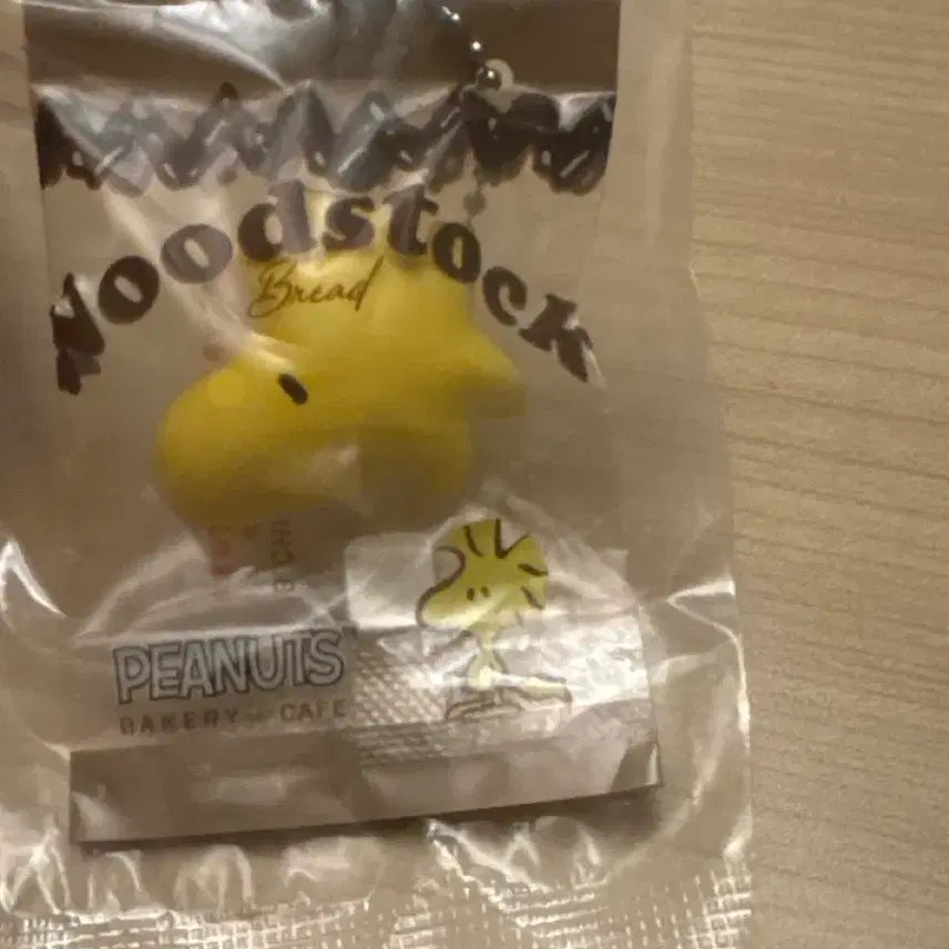 [BUNJANG] Snoopy Woodstock Bread Keychain (Sealed) / 스누피 우드스탁 빵 키링 미개봉