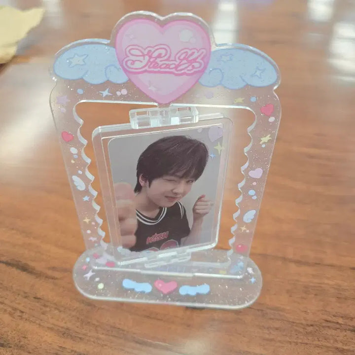 [BUNJANG] NCT WISH Steady MD Sakuraya Acrylic Turning Stand / NCT WISH 스테디 MD 아크릴 터닝 포카 스탠드 사쿠야