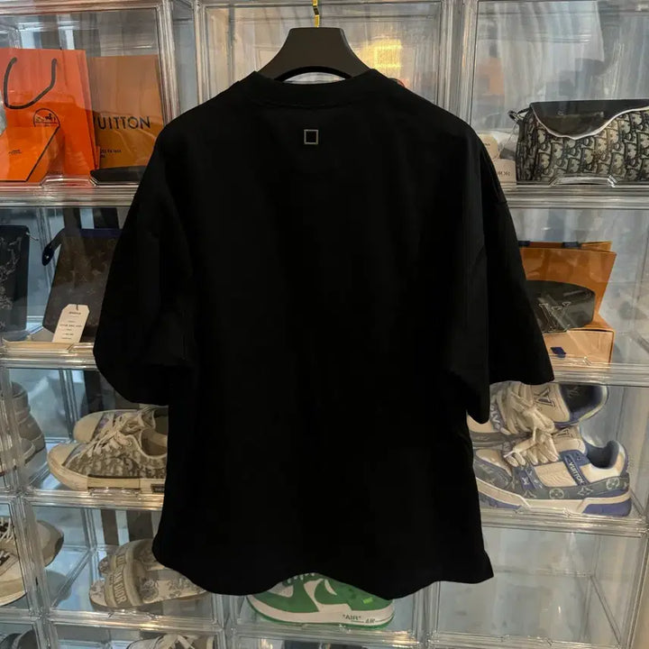 [BUNJANG] Wooyoungmi Cotton Oversized Short-Sleeve T-Shirt Black / [정품/신형]  25ss 우영미 코튼 오버핏 반팔 블랙