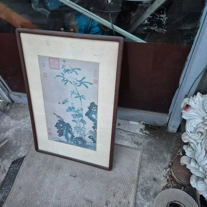 [BUNJANG] Korean Folk Painting (Minhwa) Framed Art / 42    62 센치 민화그림  사진판단구입