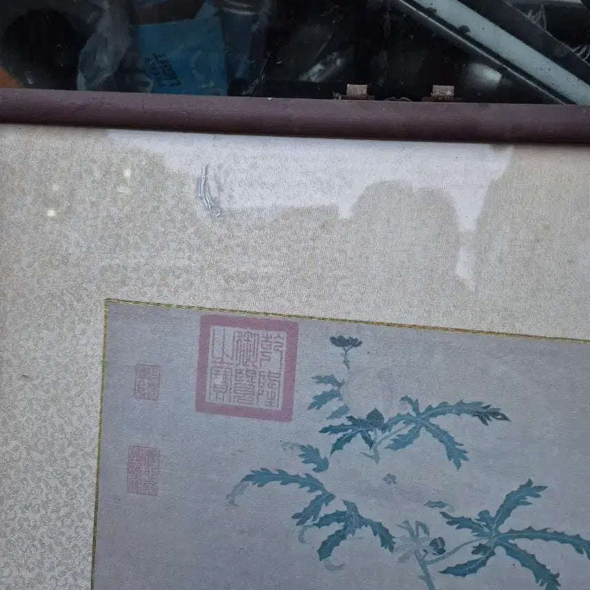 [BUNJANG] Korean Folk Painting (Minhwa) Framed Art / 42    62 센치 민화그림  사진판단구입